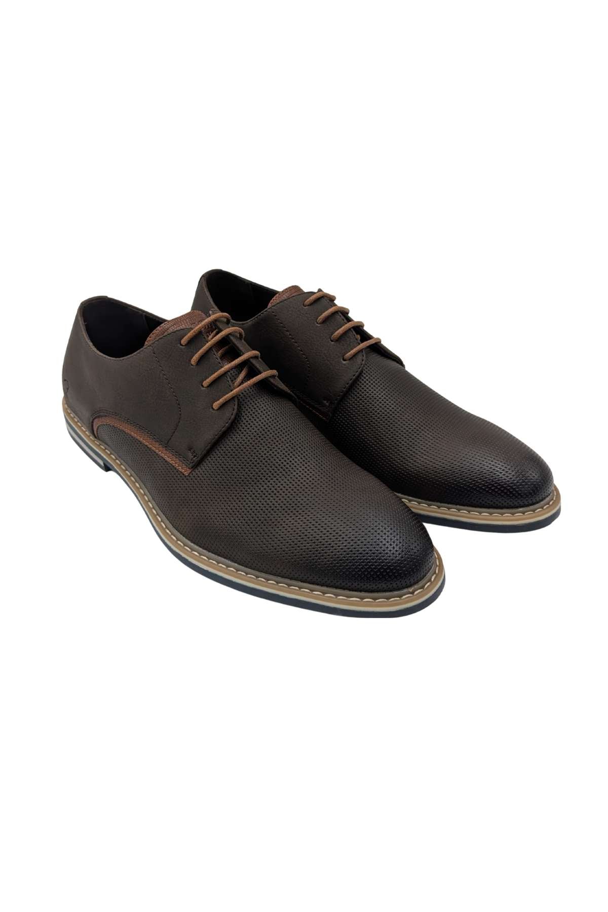 Men's Varna Espresso Shoes-Side/Front View