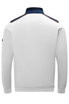 6TH SENSE Quinn Silver 1/4 Zip Silver model front view