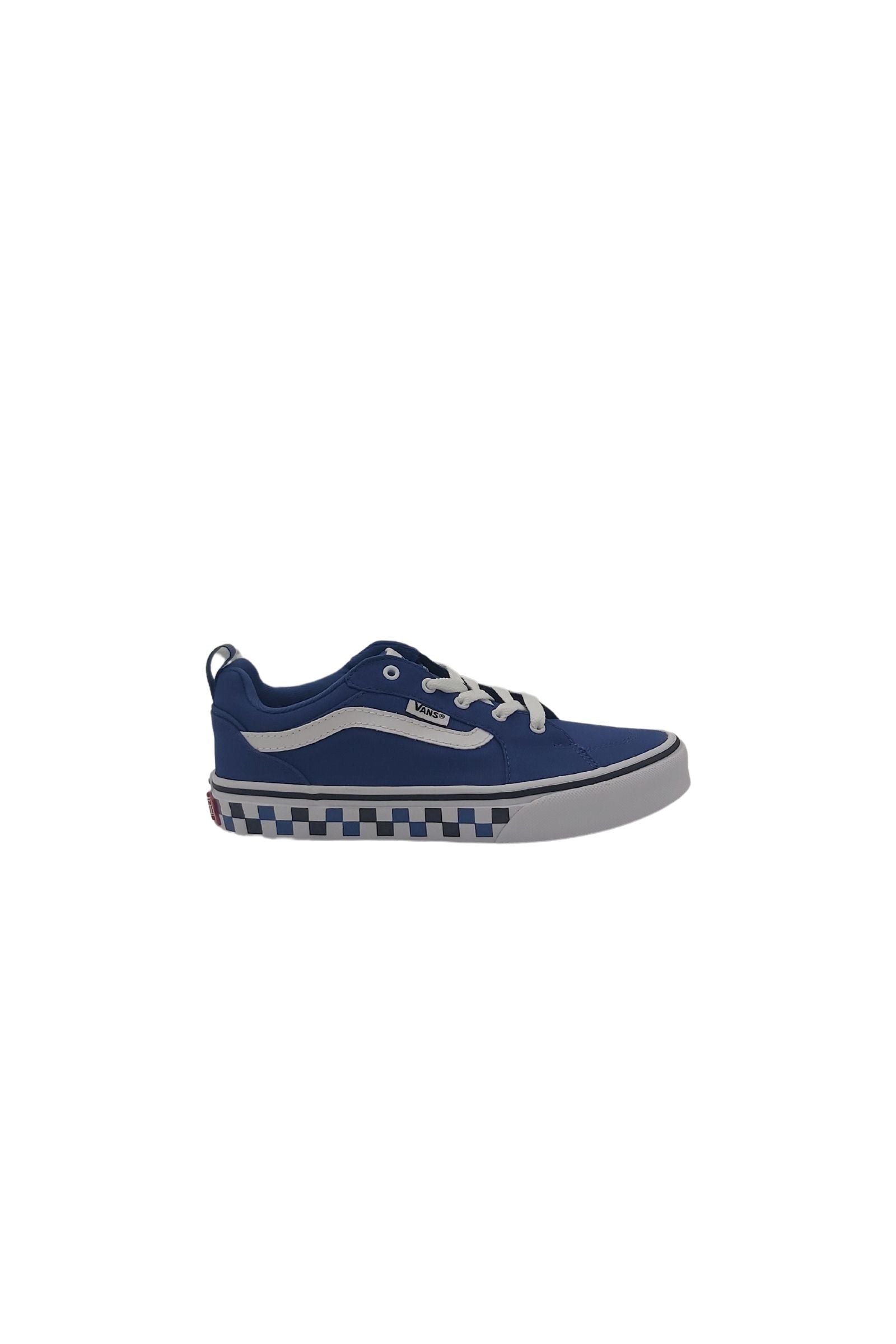 Vans Youths Filmore Blue Boys Sneaker Blue front view