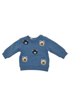 NAME IT Labor Long Sleeve Sweat-Coronet Blue Coronet Blue front view