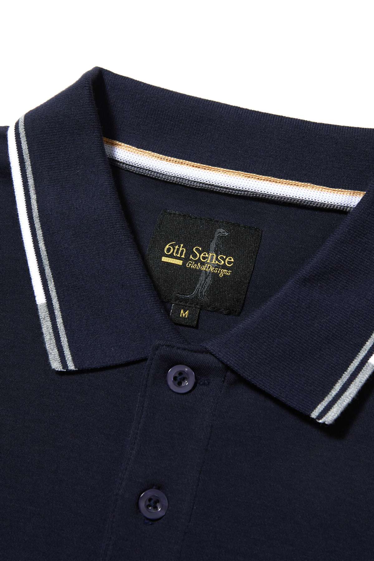 Men's Astonish Sky Captain Polo-Collar View
