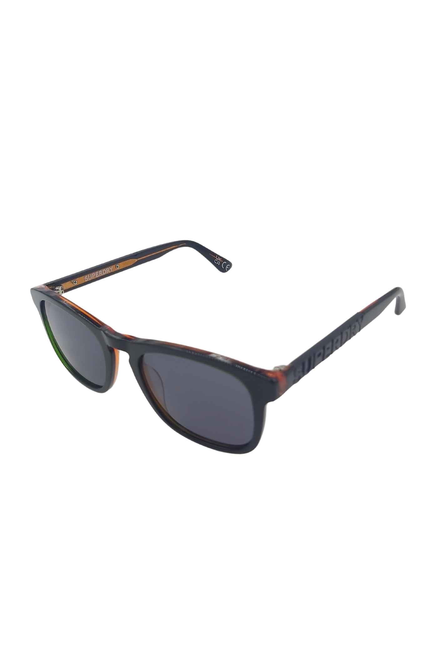 SUPERDRY SDR Traveller Sunglasses-Dark Green / Smoke Dark Green / Smoke front view