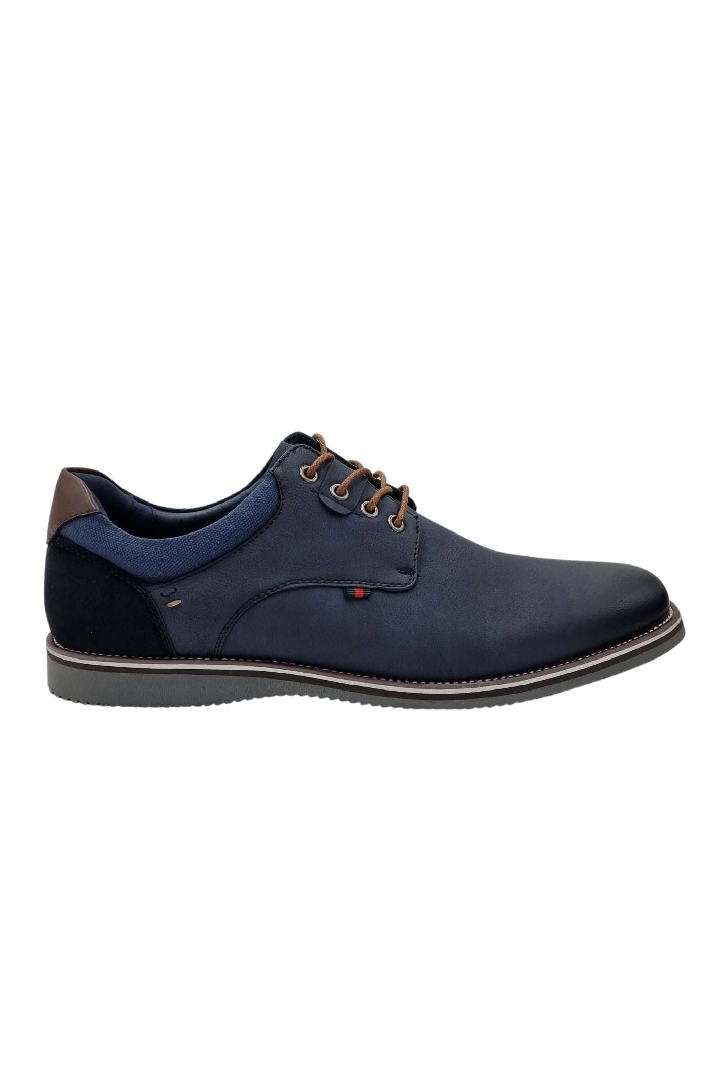 Men's Dolphman Lace Up Navy Shoe-1 Shoe View