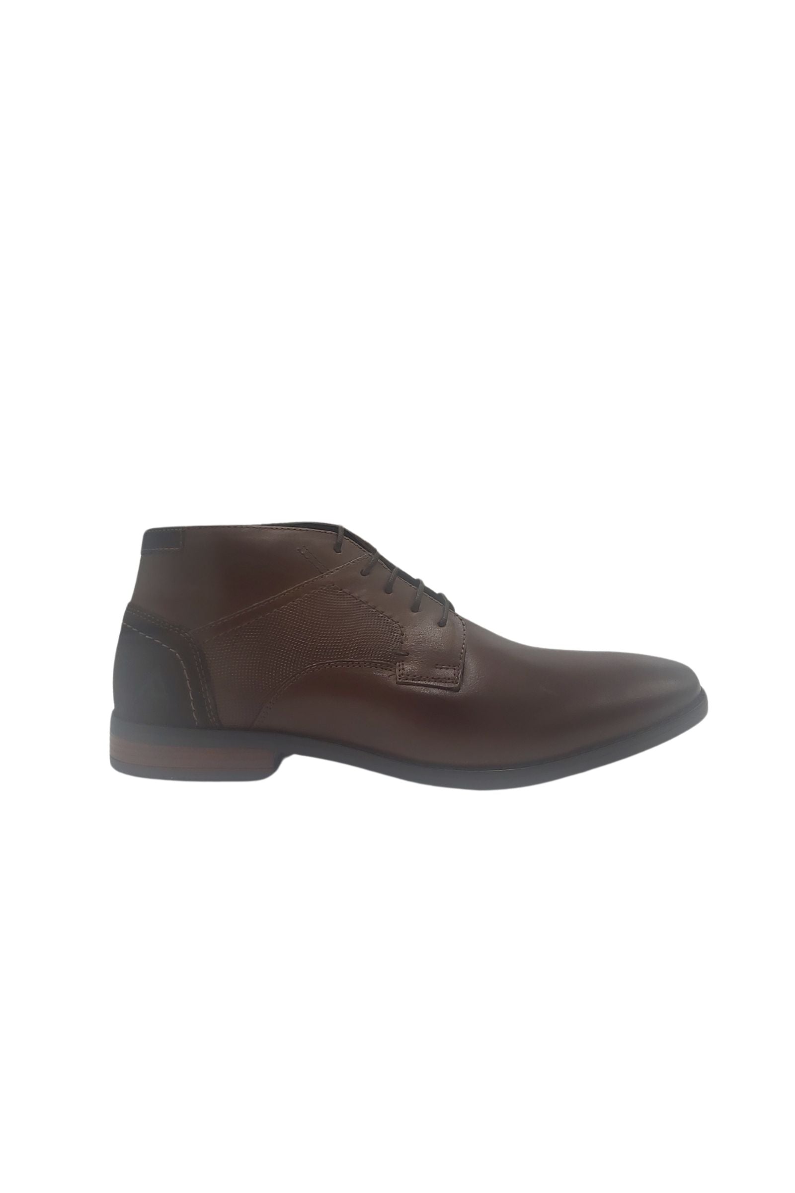 Men's Woodhaven Chestnut Ankle Boot-Side View