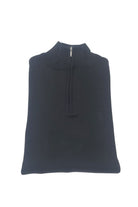 tom penn Tom Penn 1/4 Zip Knit - Black Black front view
