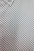 DARIO BELTRAN Agulo Navy / Beige Triangle Print Shirt Navy/Beige model front view
