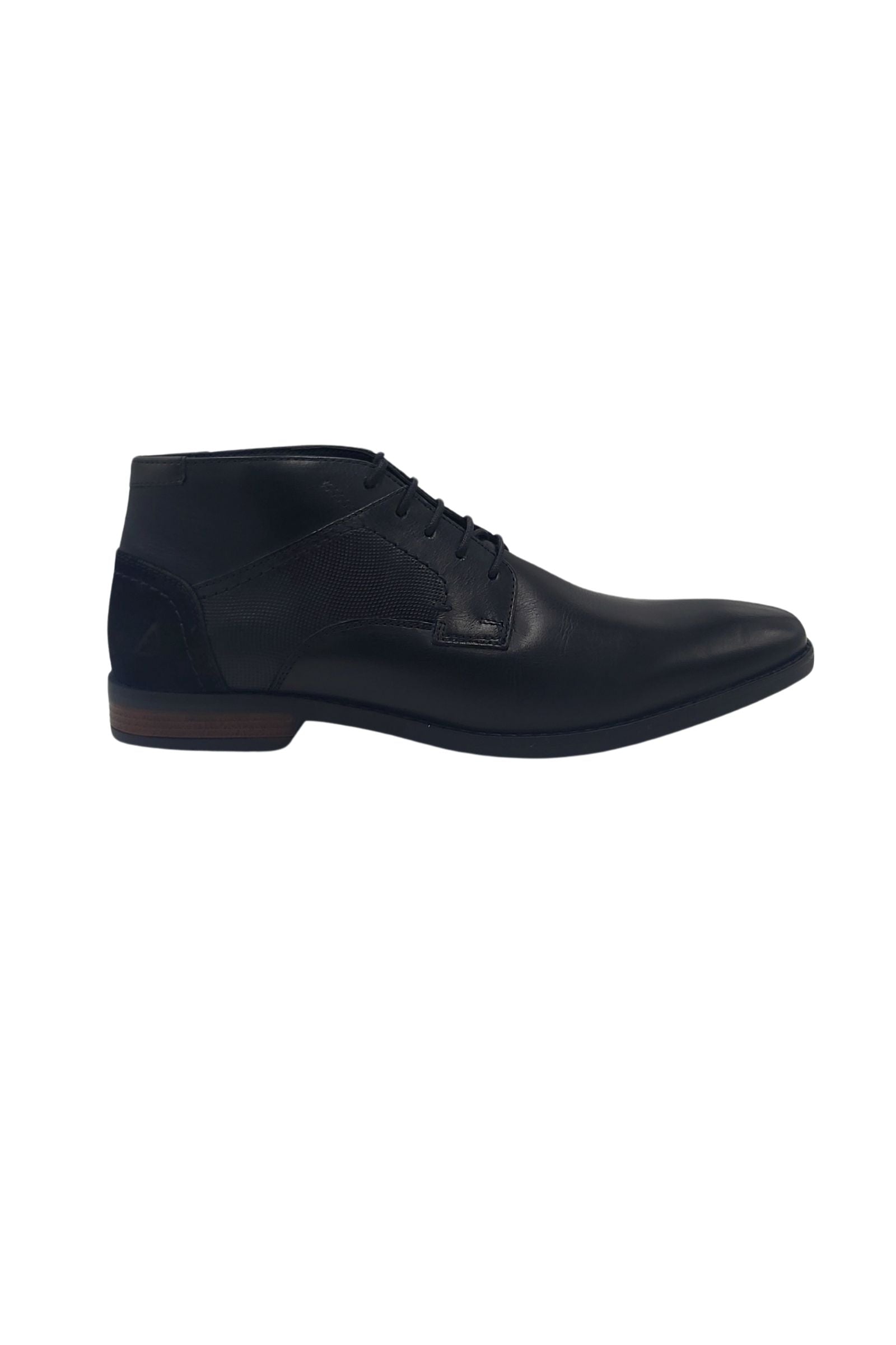 Men's Woodhaven Navy Ankle Boot-Side View