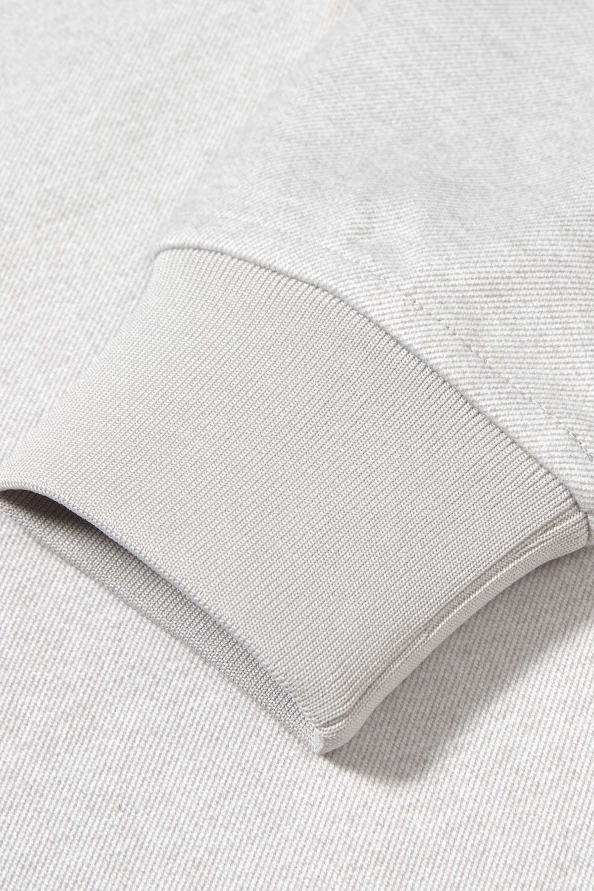 Men's Quinn Silver 1/4 Zip-Cuff View