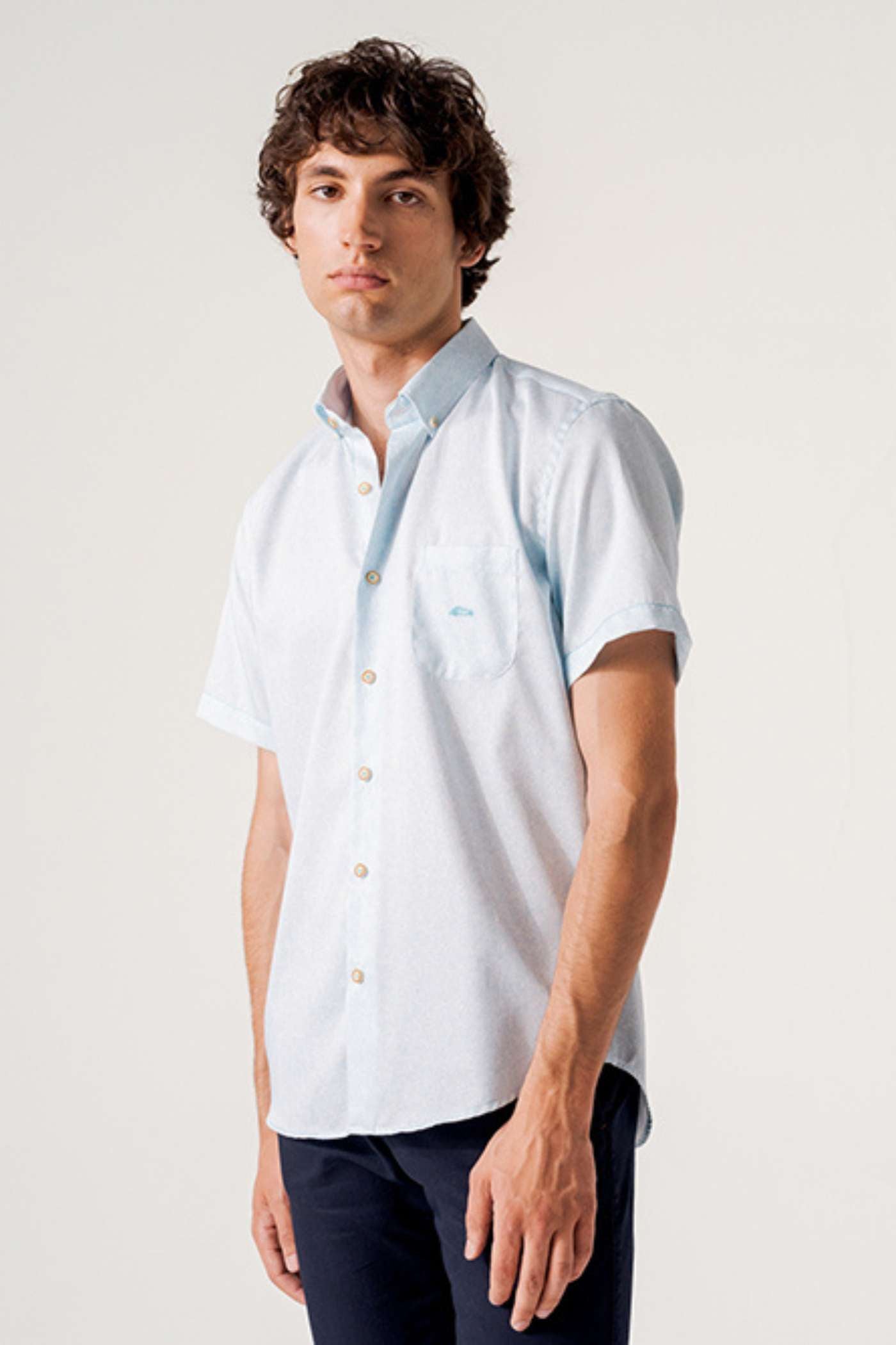 Galindo Sky Blue / White Shirt