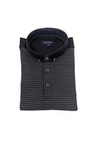 tom penn Tom Penn Front Printed Black Polo Black front view