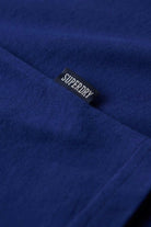 SUPERDRY Essential Logo Emb Tee-Supermarine Navy Supermarine Navy side view