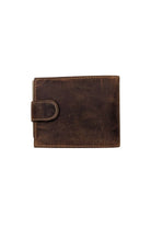 GILT EDGE Button Wallet - Camel Camel front view