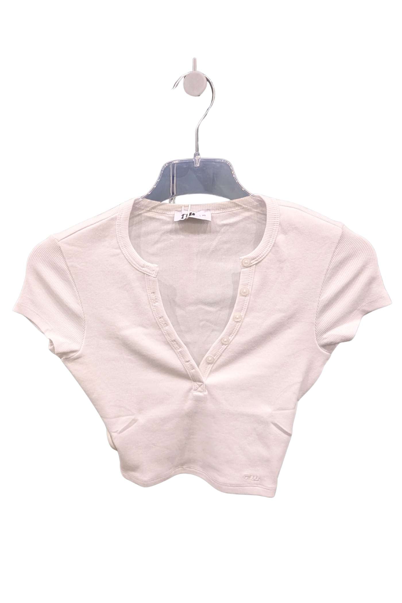 Tally Weijl Cropped White Top White front view