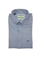 DARIO BELTRAN Badilla Navy/White Pattern Shirt Navy/White front view