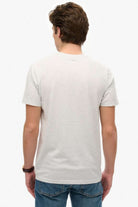 SUPERDRY Japan Stripe Relaxed Tee-Ice Grey Marl Ice Grey Marl detail view