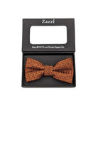 Rust Pattern Boys Bow & Pocket Square