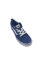Vans Youths Filmore Blue Boys Sneaker Blue model front view