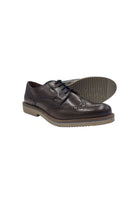 Dubarry Stan Mahogany Lace Shoes Mahogany model front view