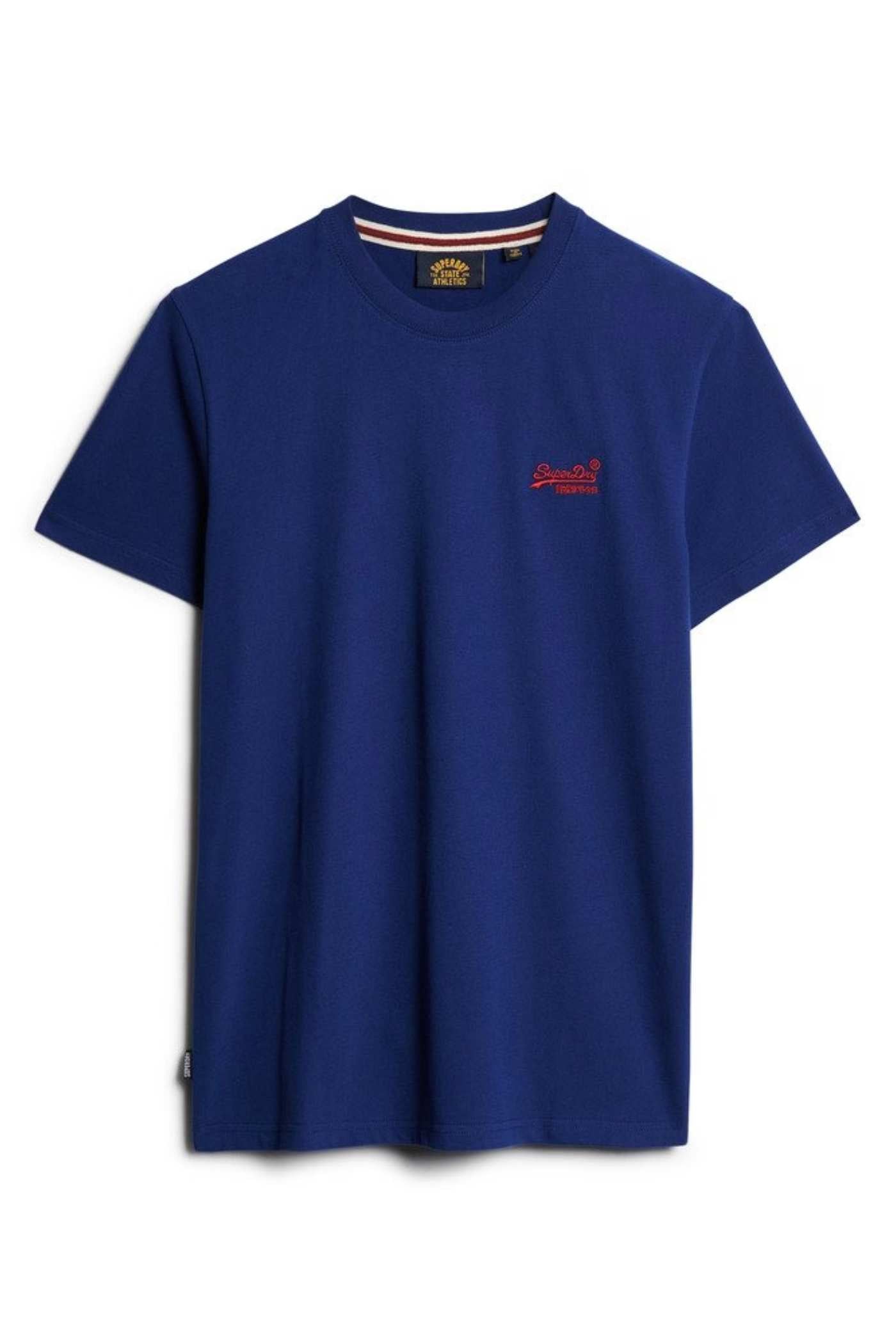 SUPERDRY Essential Logo Emb Tee-Supermarine Navy Supermarine Navy alternate view