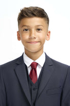Cavani Boyswear Malibu Navy Boys 3 Piece Suit Navy back view