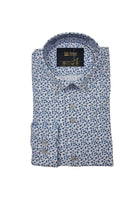 6TH SENSE Perform 10 Long Sleeve White//Navy/Pink Floral Shirt White/Navy/Pink front view