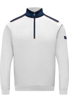 6TH SENSE Quinn Silver 1/4 Zip Silver front view