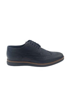 Park & 1st Greenpoint Lace Shoe - Marine Marine model front view