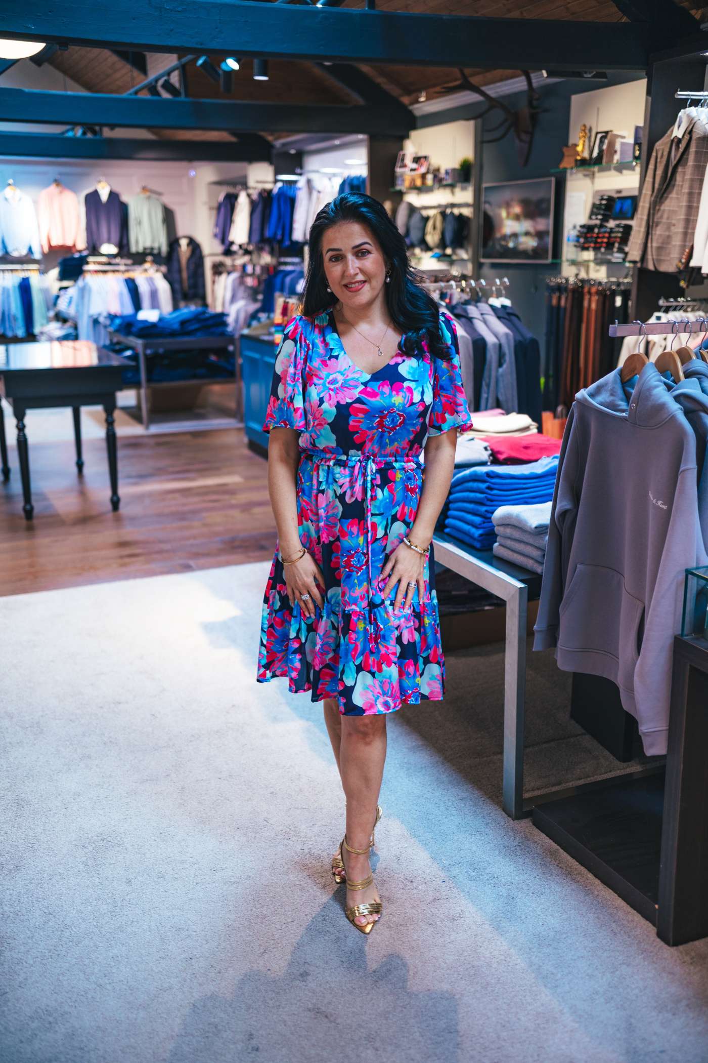 Calista Navy Mini Dress