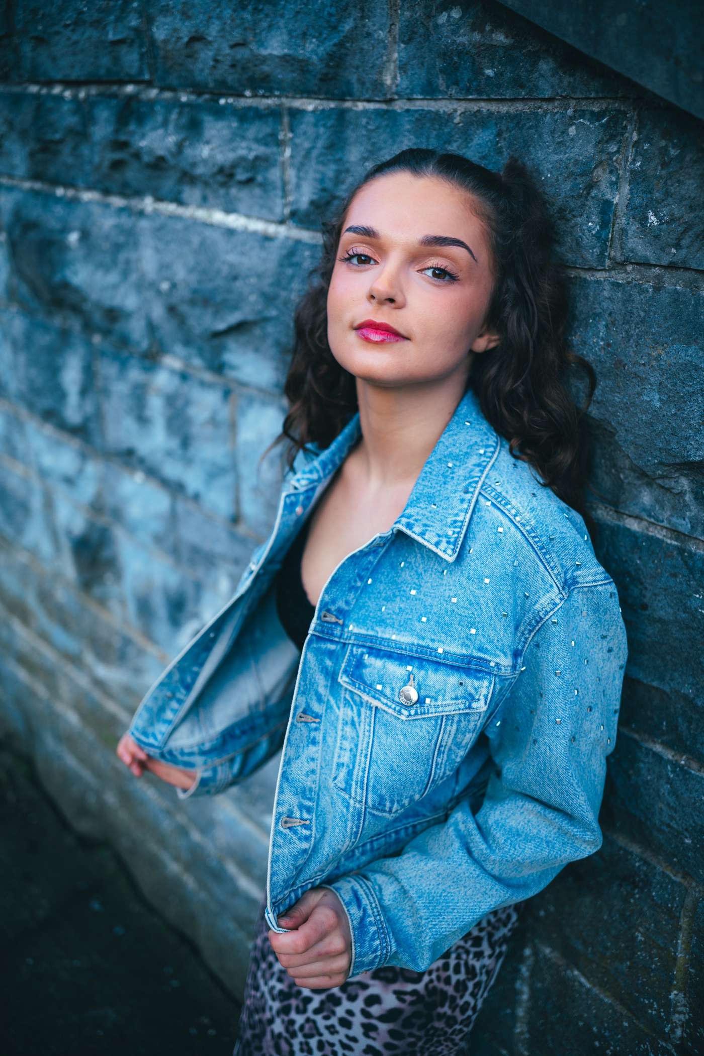 Laura in Denim Jacket