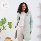 RANT & RAVE LADIES Relax & Renew Sabrina Sage Coat Sage detail view