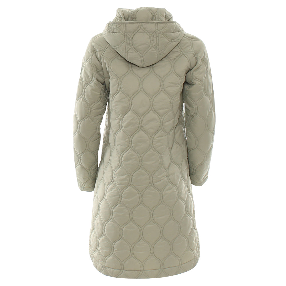 Ladies Relax & Renew Sabrina Sage Coat-Back View