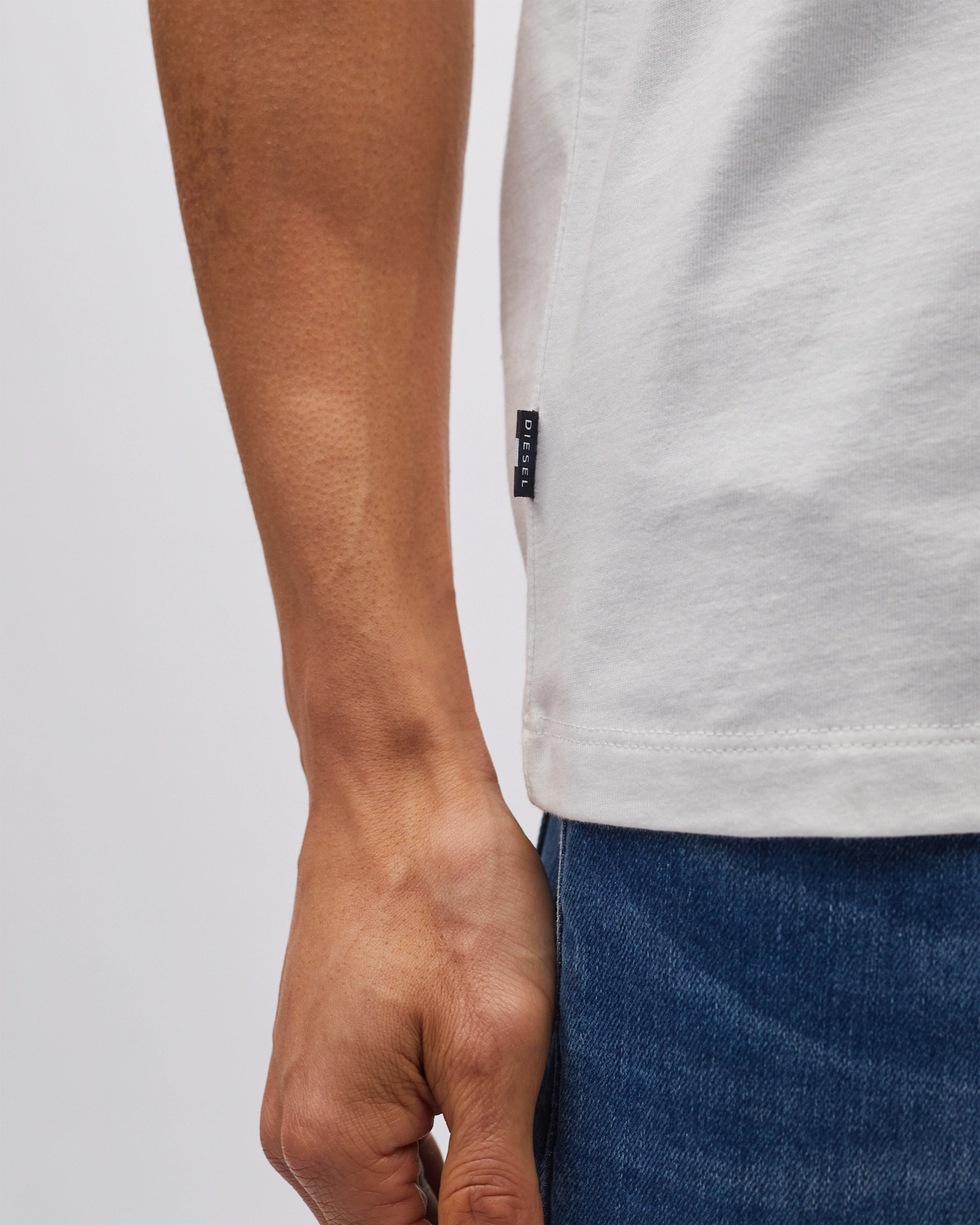 Diesel Sammy Antarctic Tee Antarctic side view