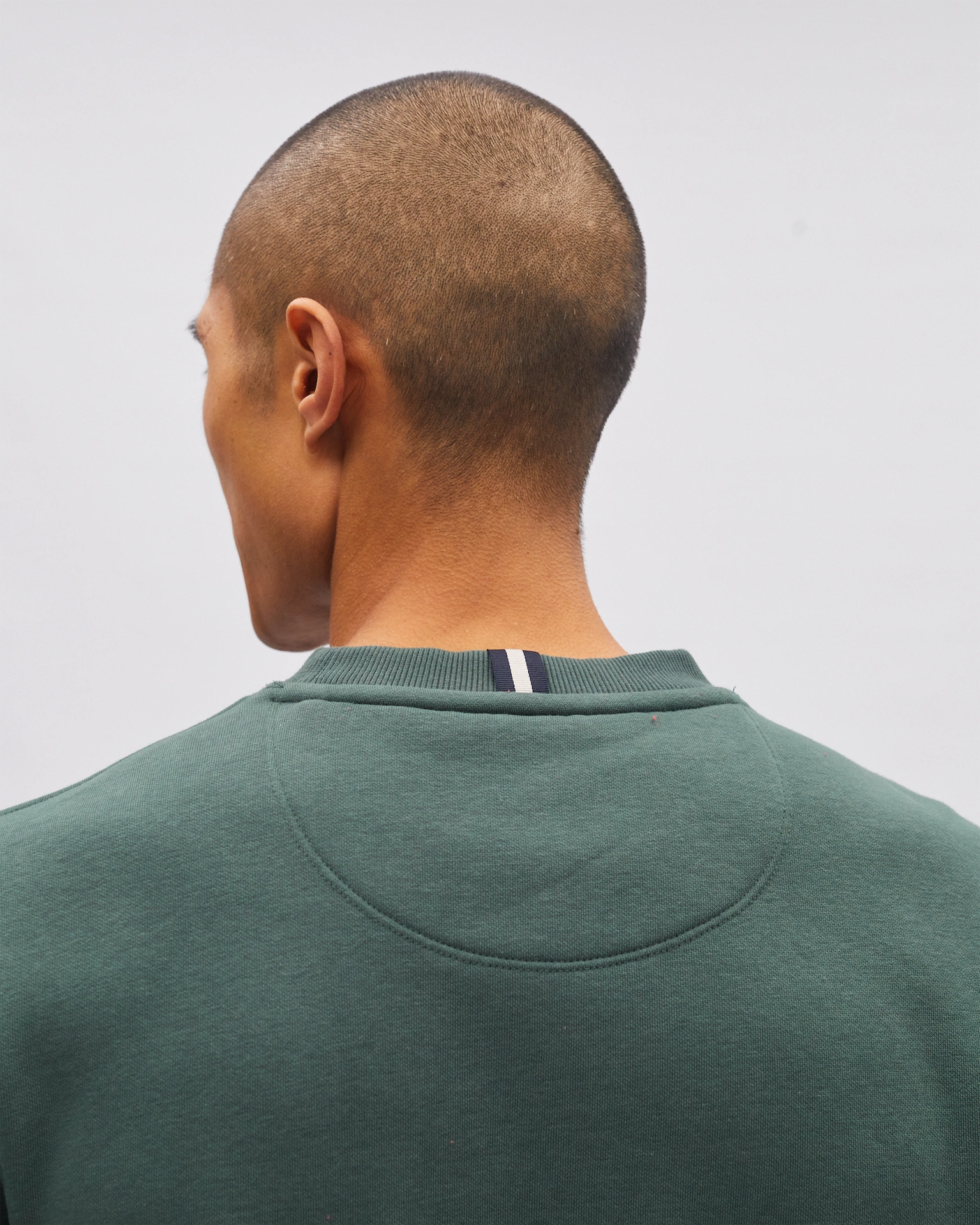 Diesel Santos Sweatshirt Myan Forest, back neck view
