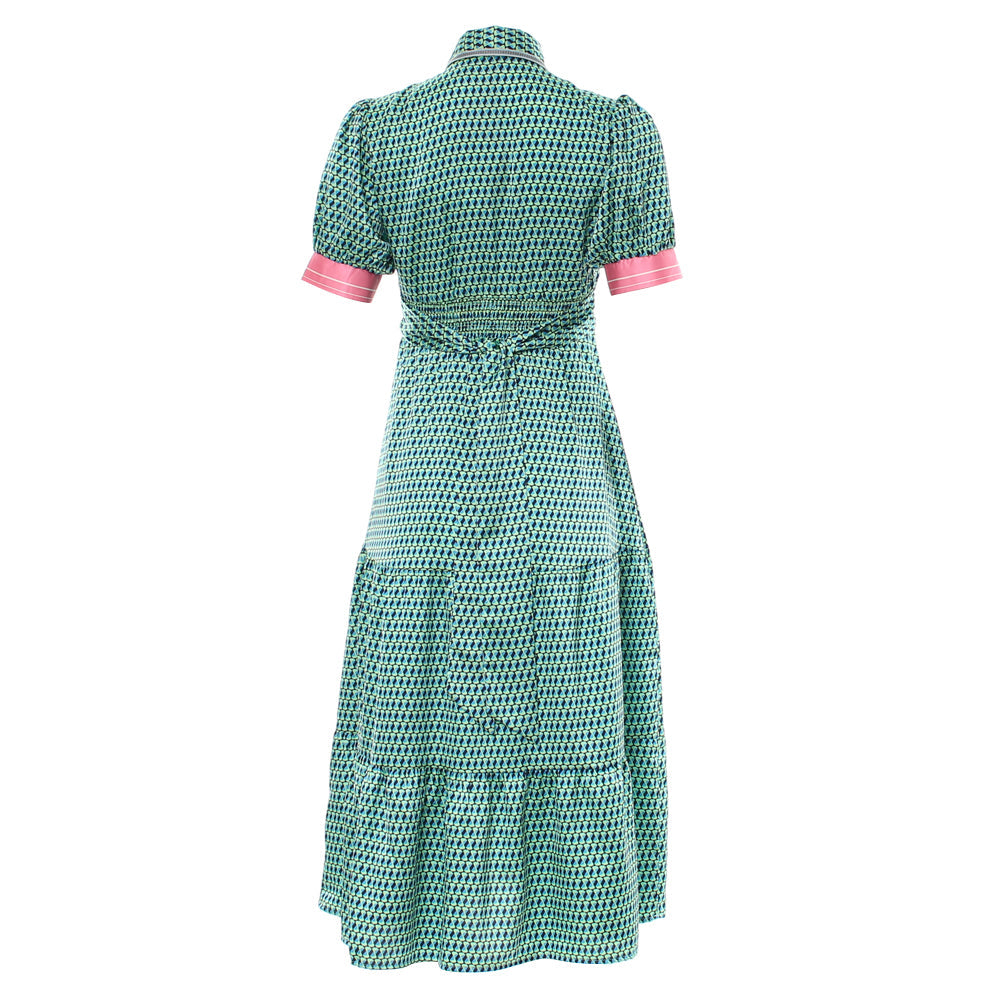 Saylor Green Midi Dress