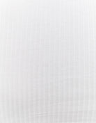 Tally Weijl White Ribbed Basic Bodysuit White side view