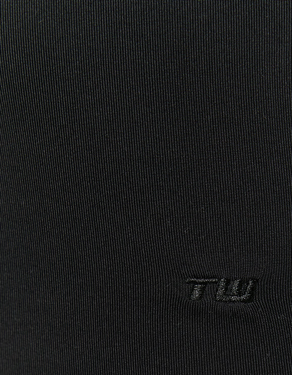 Tally Weijl Black Basic Bodysuit, fabric view