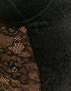Tally Weijl Black Bodysuit With Lace Black side view