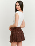 Tally Weijl White Bodysuit with Boat Neckline White detail view