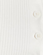 Tally Weijl White Crop Cardigan WHITE flat front view
