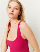 Tally Weijl Figure-Hugging Pink Mini Dress Pink back view