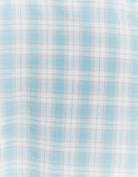 Tally Weijl Blue Vichy Mini Dress Blue/White flat front view
