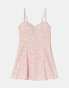 Tally Weijl Pink Vichy Mini Dress Pink/White back view