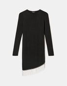 Tally Weijl Black Mini Dress With Rhinestones Black back view