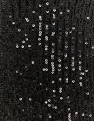 Tally Weijl Black Sequins Midi Dress With Slit BLACK flat front view