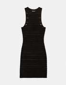 Tally Weijl Figure-Hugging Black Mini Dress BLACK back view