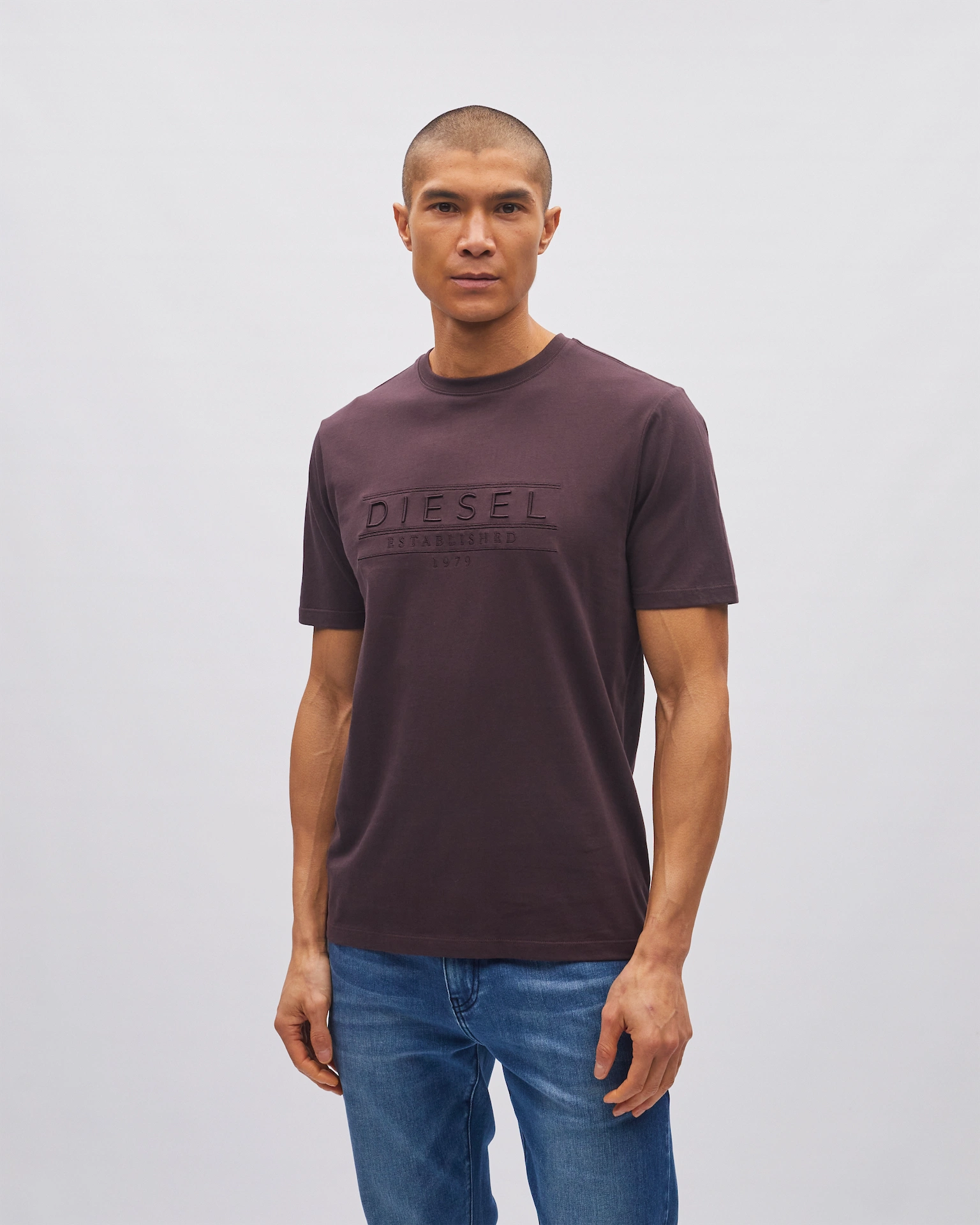 Diesel Shay Tee Dark Prune, product view