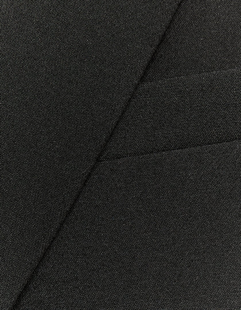 Ladies Black Cropped Blazer-Clsoe Up View