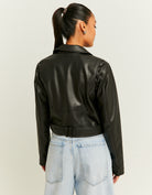 Tally Weijl Black Biker Jacket BLACK detail view