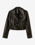 Tally Weijl Black Biker Jacket BLACK side view