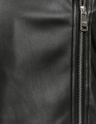 Tally Weijl Black Faux Leather Biker Jacket BLACK side view